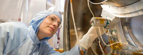 woman working in a laboratory